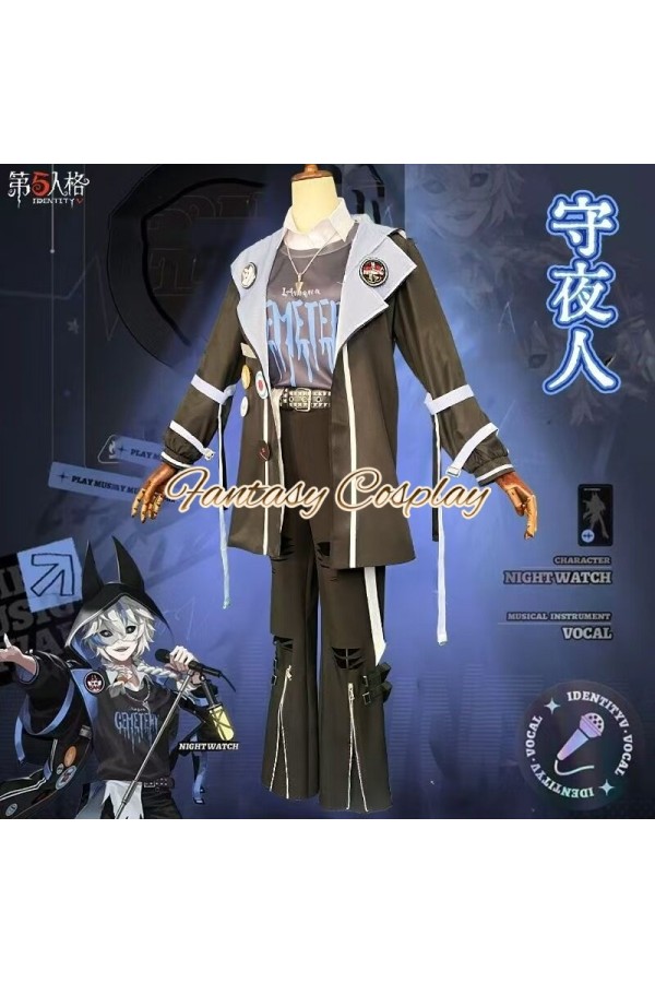 Identity V Night Watch Concert Vocal Cosplay Costume